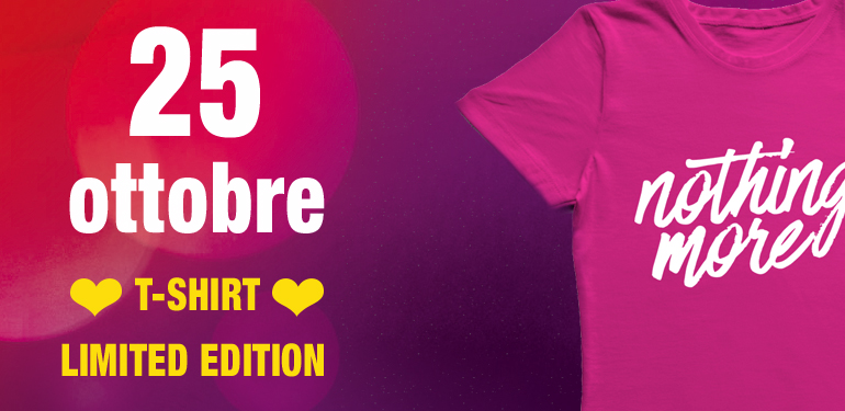Vinci una maglietta NOTHING MORE limited edition -solo il 25 ottobre